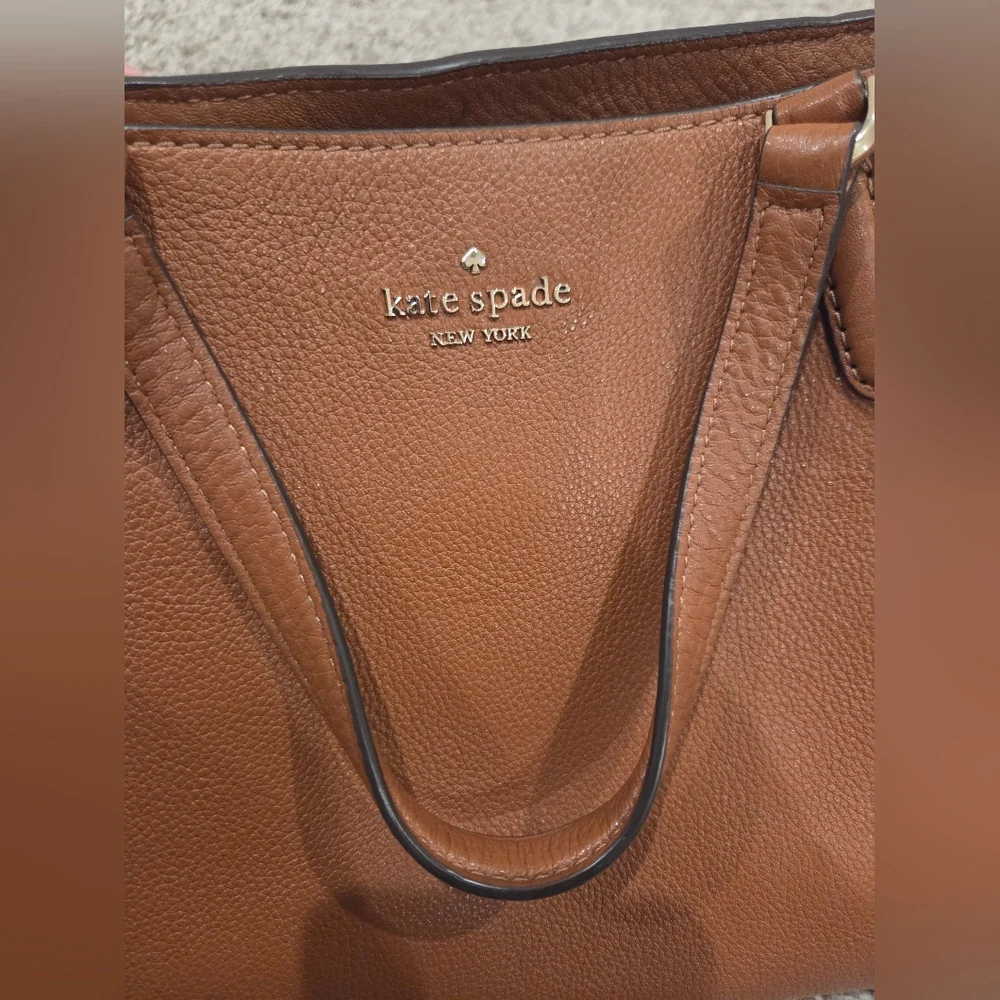 Kate Spade Tan Leather Satchel - Picture 4 of 4